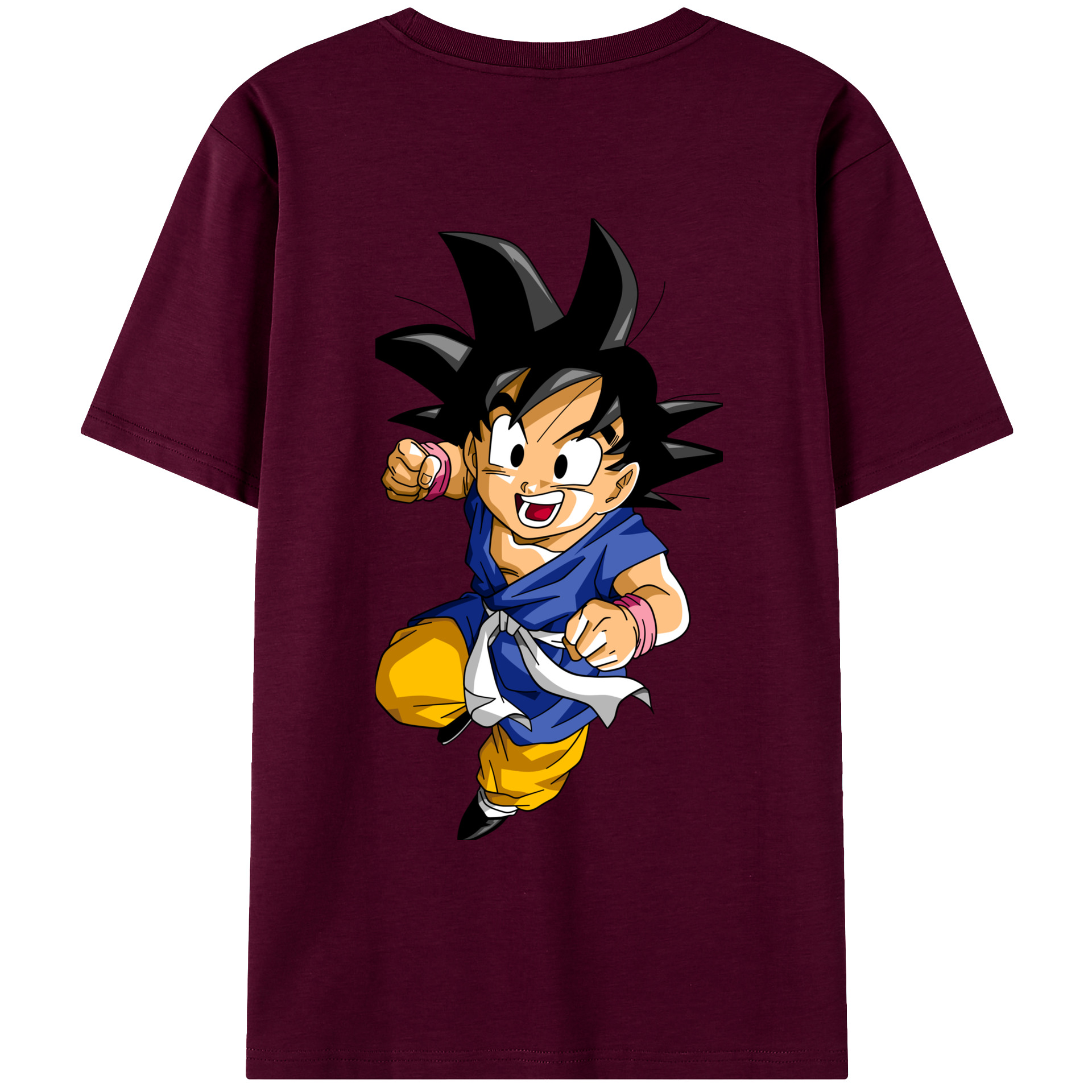 （画像用） ドラゴンボール 孫悟天 そん ごてん DRAGON BALL Son Goten レディース半袖Tシャツ(バックプリント)